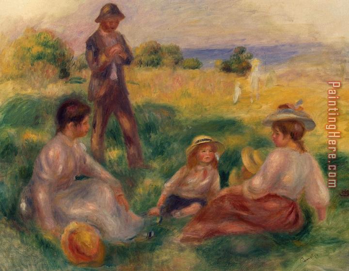 Pierre Auguste Renoir Party in the Country at Berneval